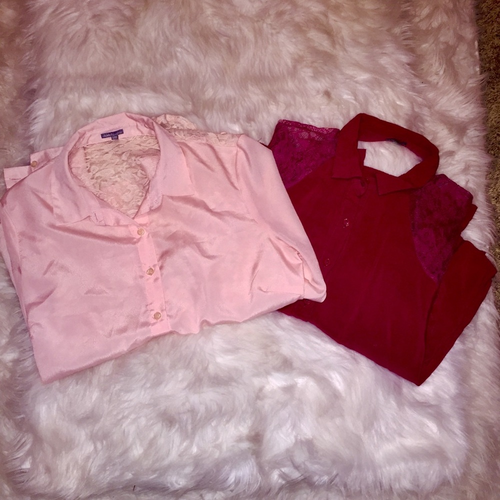 Set of 2 Trendy & Comfy Button Ups